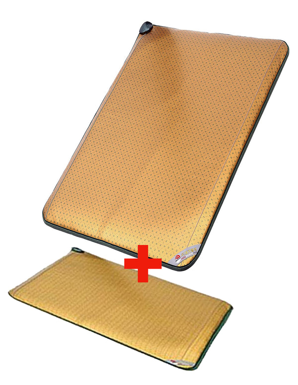 Naega-One Far Infrared Heat & Negative Ion Single Mat + Cover Mat (Combo Healing Mat)