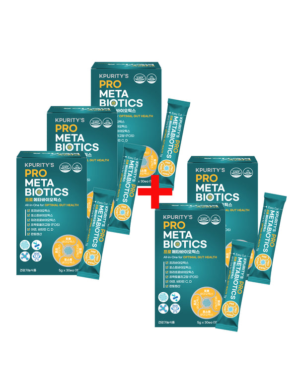 3 Boxes  Pro Metabiotics All-In-One For Optimal Gut Health 5g x 30 Sticks +Free 2 Boxes  Pro Metabiotics